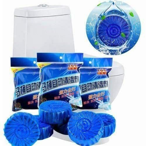 Toilet Cleaning Tablet-Toilet Deodorizer Bathroom Cleaner Tablet Pack of 2 (10pc + 10pc)