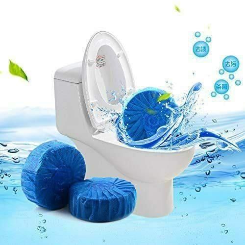Toilet Cleaning Tablet-Toilet Deodorizer Bathroom Cleaner Tablet Pack of 2 (10pc + 10pc)