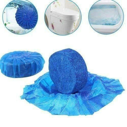 Toilet Cleaning Tablet-Toilet Deodorizer Bathroom Cleaner Tablet Pack of 2 (10pc + 10pc)